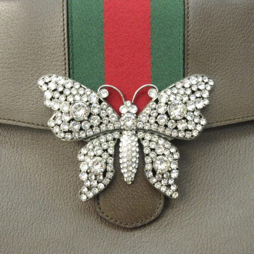 正規品 新品 GUCCI 希少 グッチ バッグ トーテム L バタフライビジュー グッチ GUCCI 美品 2WAY ショルダーバッグ ラージトーテム バタフライ