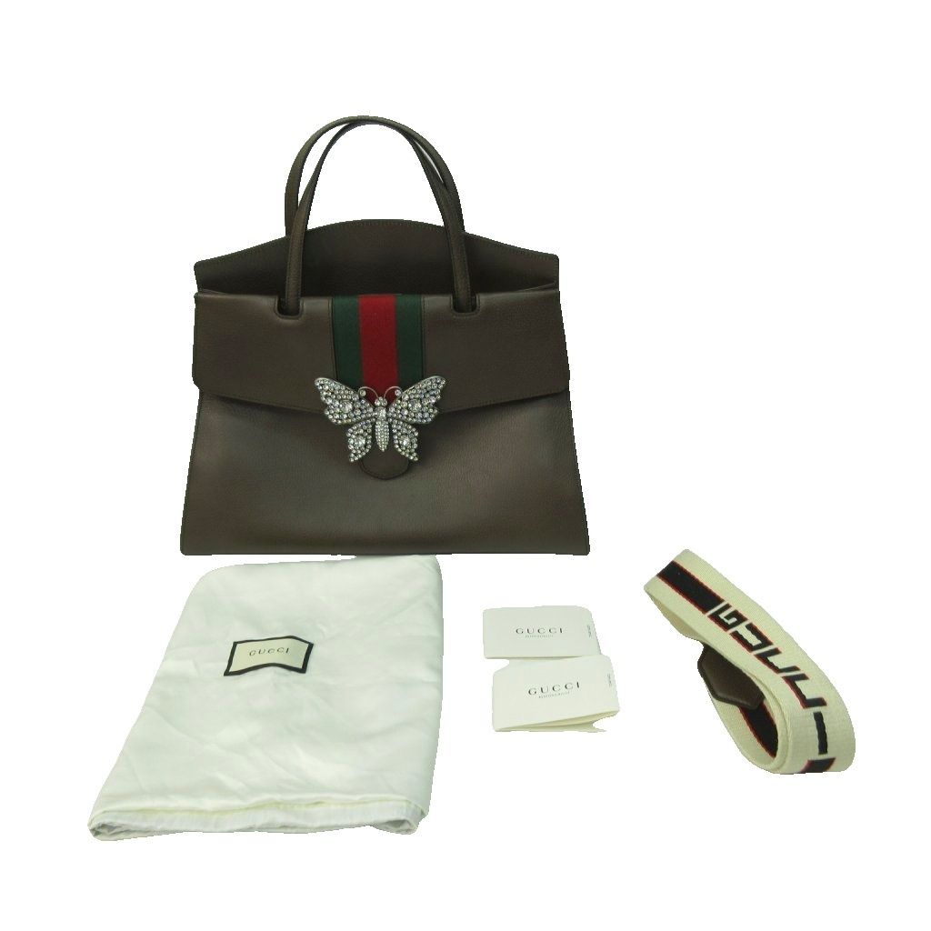 極美品　GUCCI　39　ハンドバッグ 2way バタフライ 505342 グッチ GUCCI 美品 2WAY ショルダーバッグ ラージトーテム バタフライ