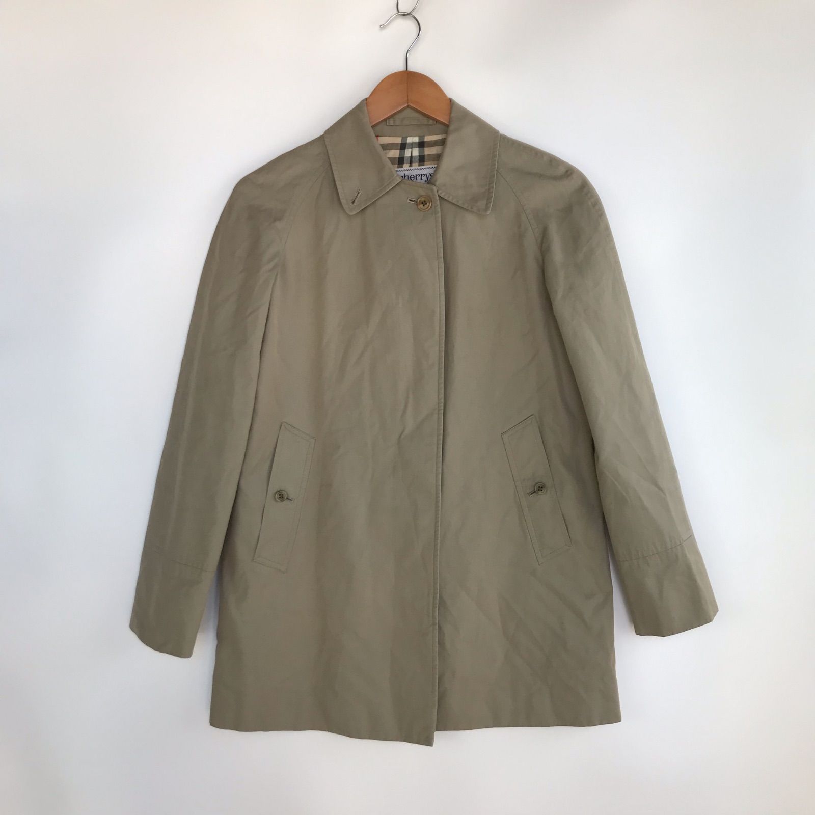 BURBERRY PRORSUM ショート丈バルマカーンコート ノバチェック 