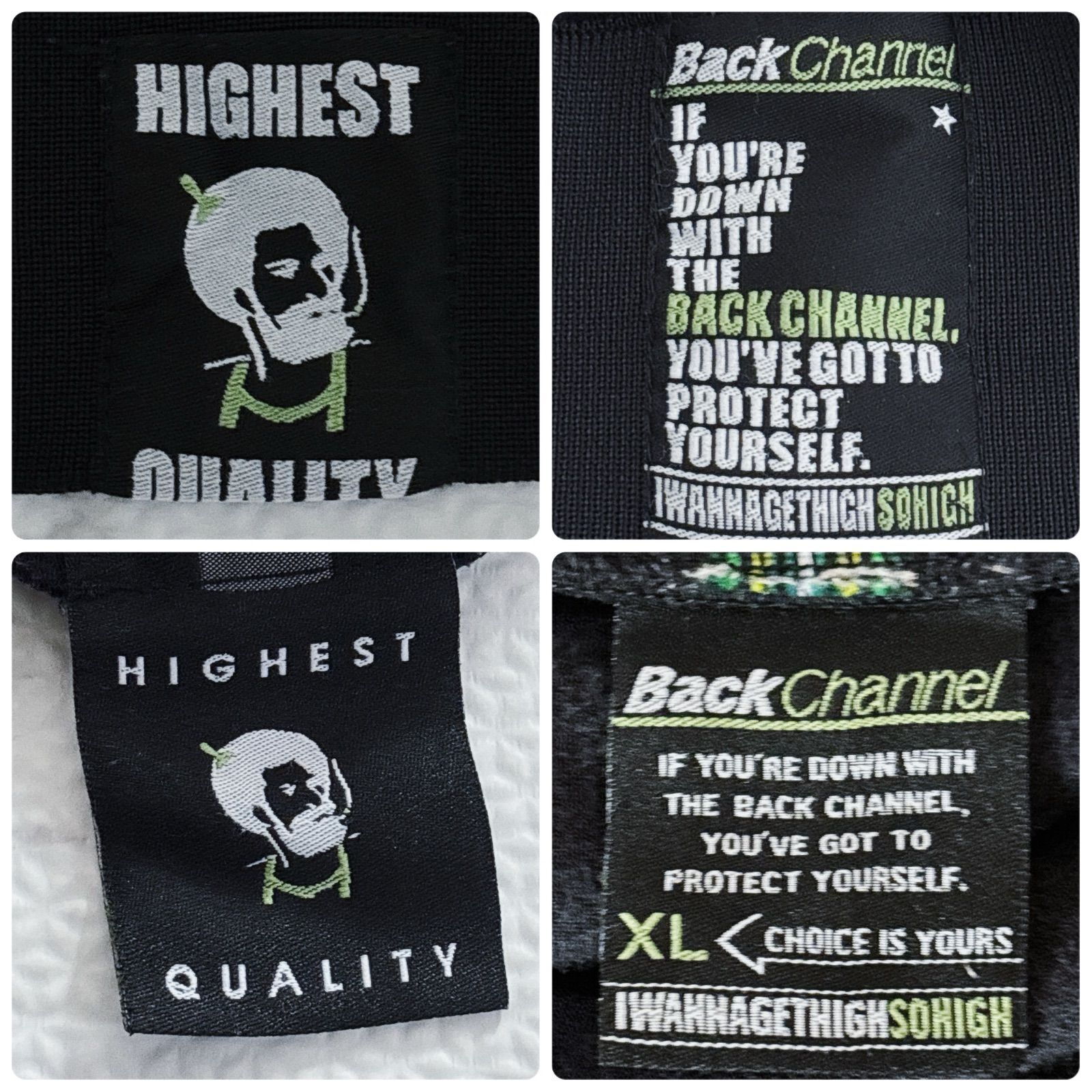 希少】Back Channel バックチャンネル XL/XXL ベロア セットアップ 