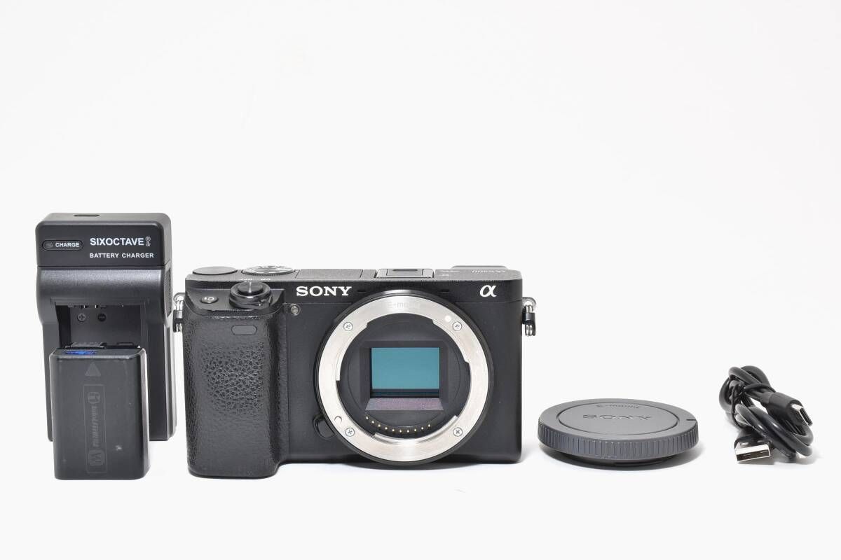 ソニーα6300(ILCE-6300）ショット数約1300程度 カメラ 《ショット数8,671回》ソニー Sony α6300 ILCE-6300 ボディ #1385A