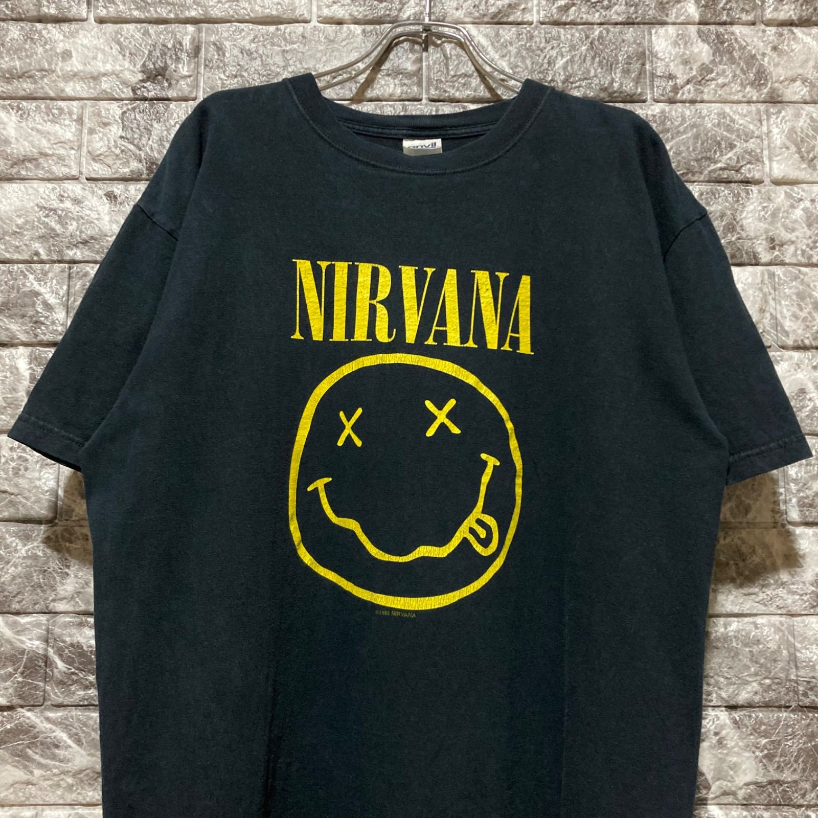 NIRVANA SMILE Tシャツ L 00s ニルヴァーナ カートコバーン - メルカリ