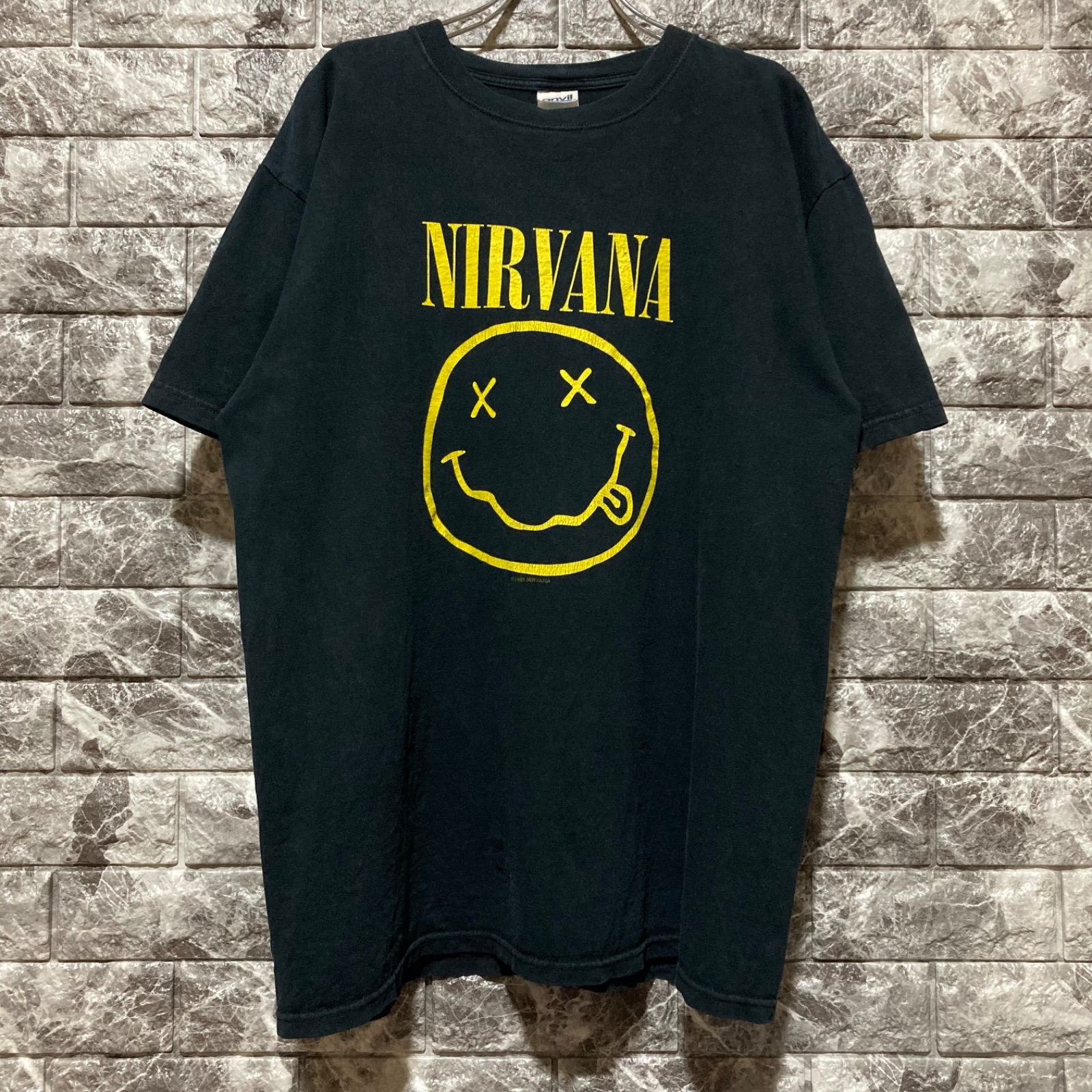 NIRVANA SMILE Tシャツ L 00s ニルヴァーナ カートコバーン - メルカリ