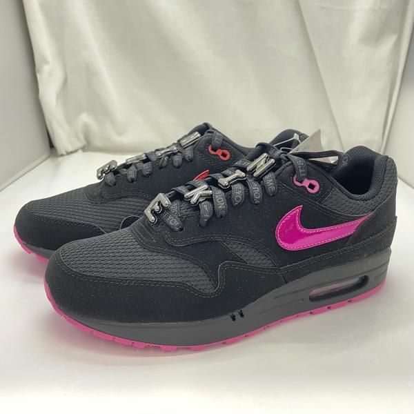【中古】Nike Air Max 1 PRM Black and Playful Pink サイズ27cm HV2302-001 黒[91][240091402677] 中古】Nike Air Max 1 PRM Black and Playful Pink サイズ27cm HV2302