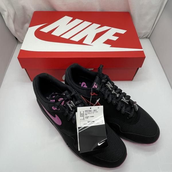 【中古】Nike Air Max 1 PRM Black and Playful Pink サイズ27cm HV2302-001 黒[91][240091402677] 中古】Nike Air Max 1 PRM Black and Playful Pink サイズ27cm HV2302