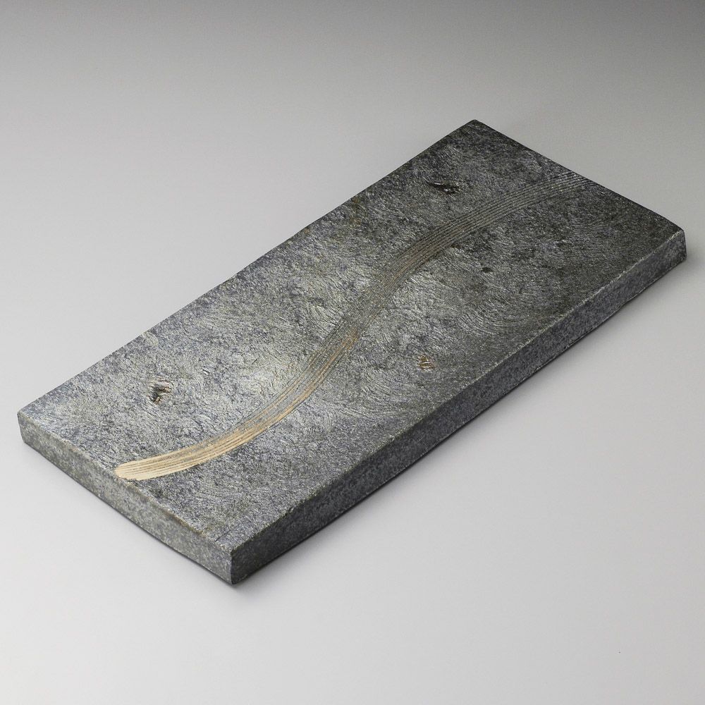 黒窯変櫛目16.0長角皿（両面使用可）（信楽焼） - メルカリ