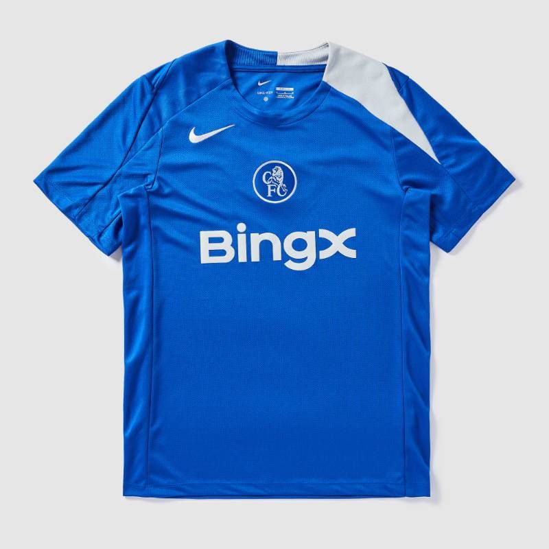 【送料無料・匿名配送】Nike ナイキ チェルシー 25/26 Dri-FIT Strike サード シャツ Tシャツ トレーニングシャツ 青 新品 正規品 T90
