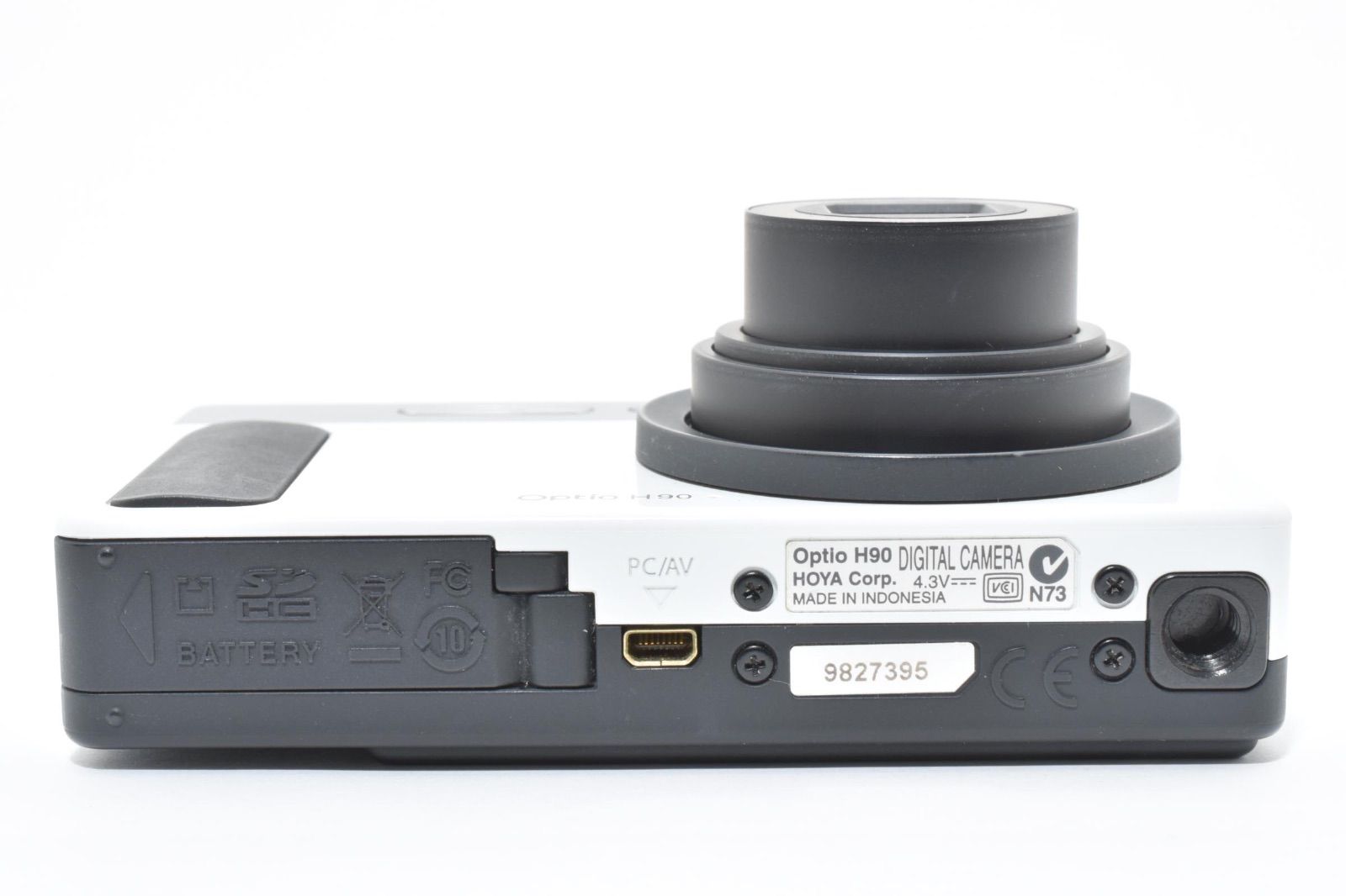 PENTAX OPTIO H90 セラミックホワイト バッテリー•充電器付き 