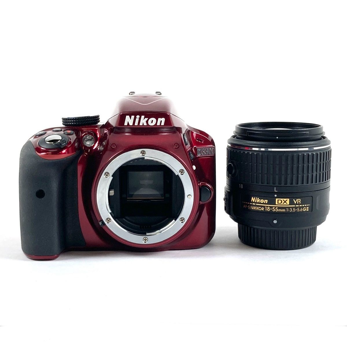 ニコン Nikon D3300 18-55 VR II レンズキット レッド デジタル 一眼 