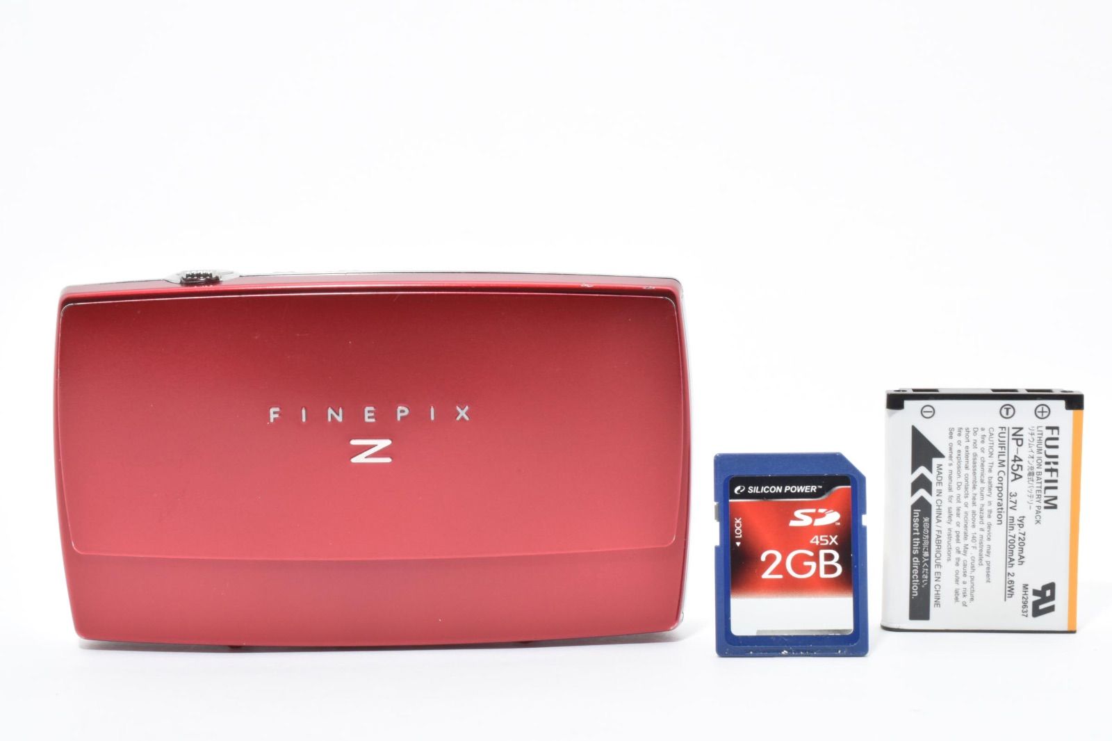 FUJIFILM FINEPIX Z2000EXR レッド バッテリー•SDカード付き 