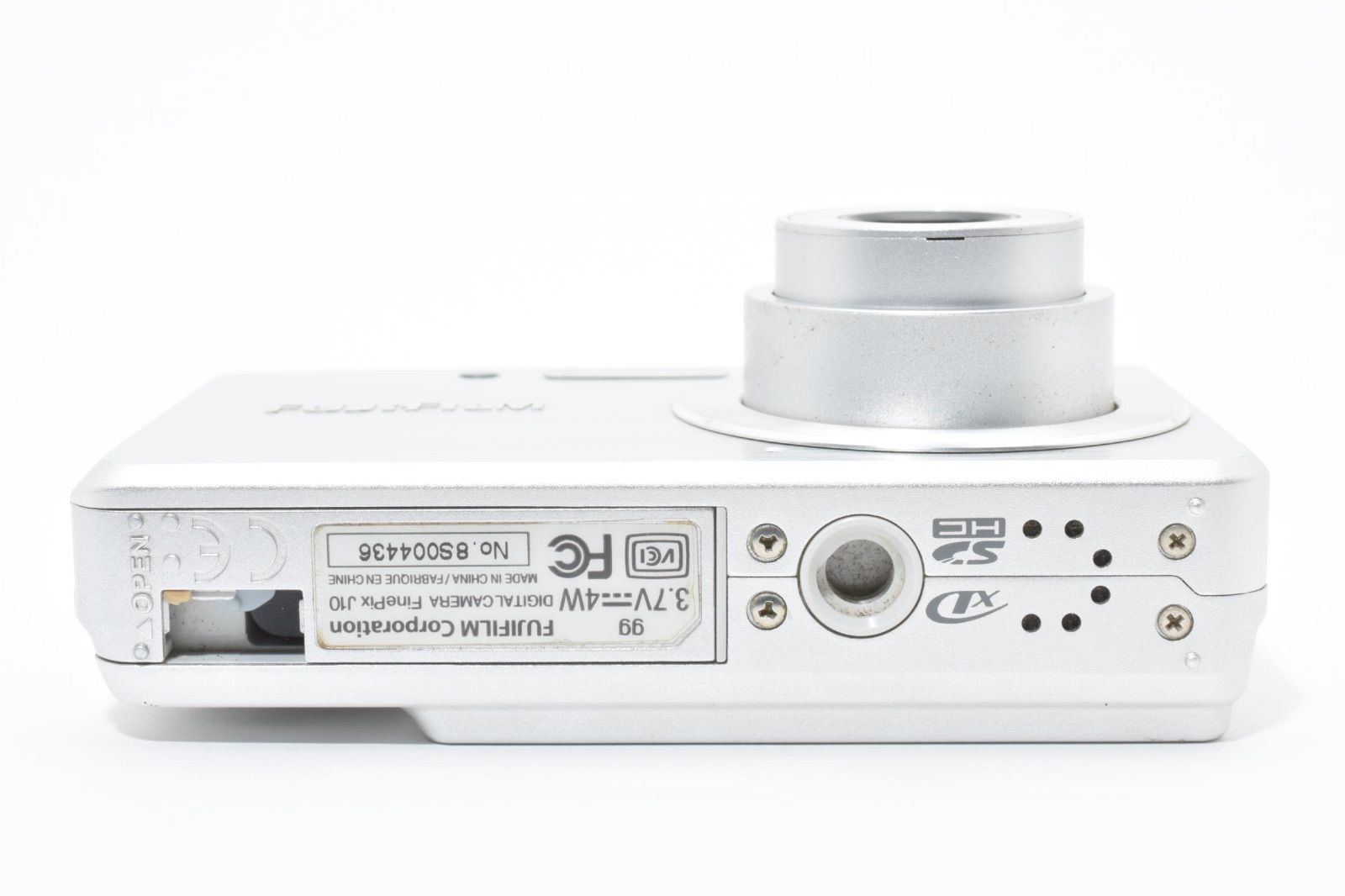 美品】FUJIFILM FINEPIX J10 シルバー バッテリー•充電器•xD-Picture