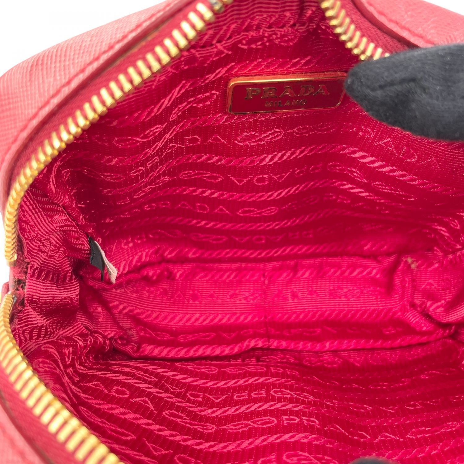 中古】 PRADA プラダ ミニボストンバッグ BL08412WAY ショルダー 
