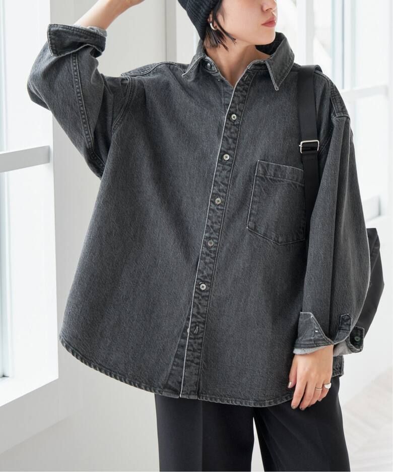 upper hights アッパーハイツ THE SENSE オーバーサイズ デニム シャツ