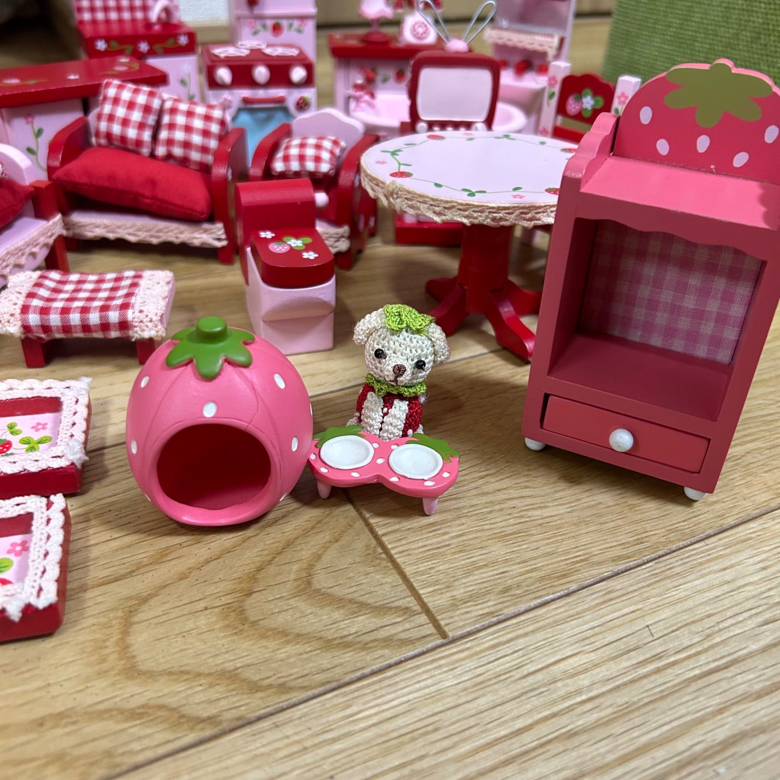 希少 野いちご おままごと ドールハウスセット ストロベリー - メルカリ
