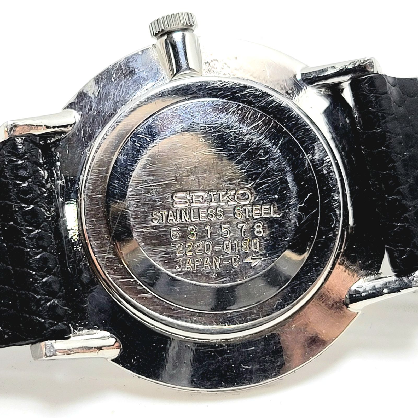 正常動作品】SEIKO セイコー シャリオ 手巻腕時計 2220-0180 - メルカリ