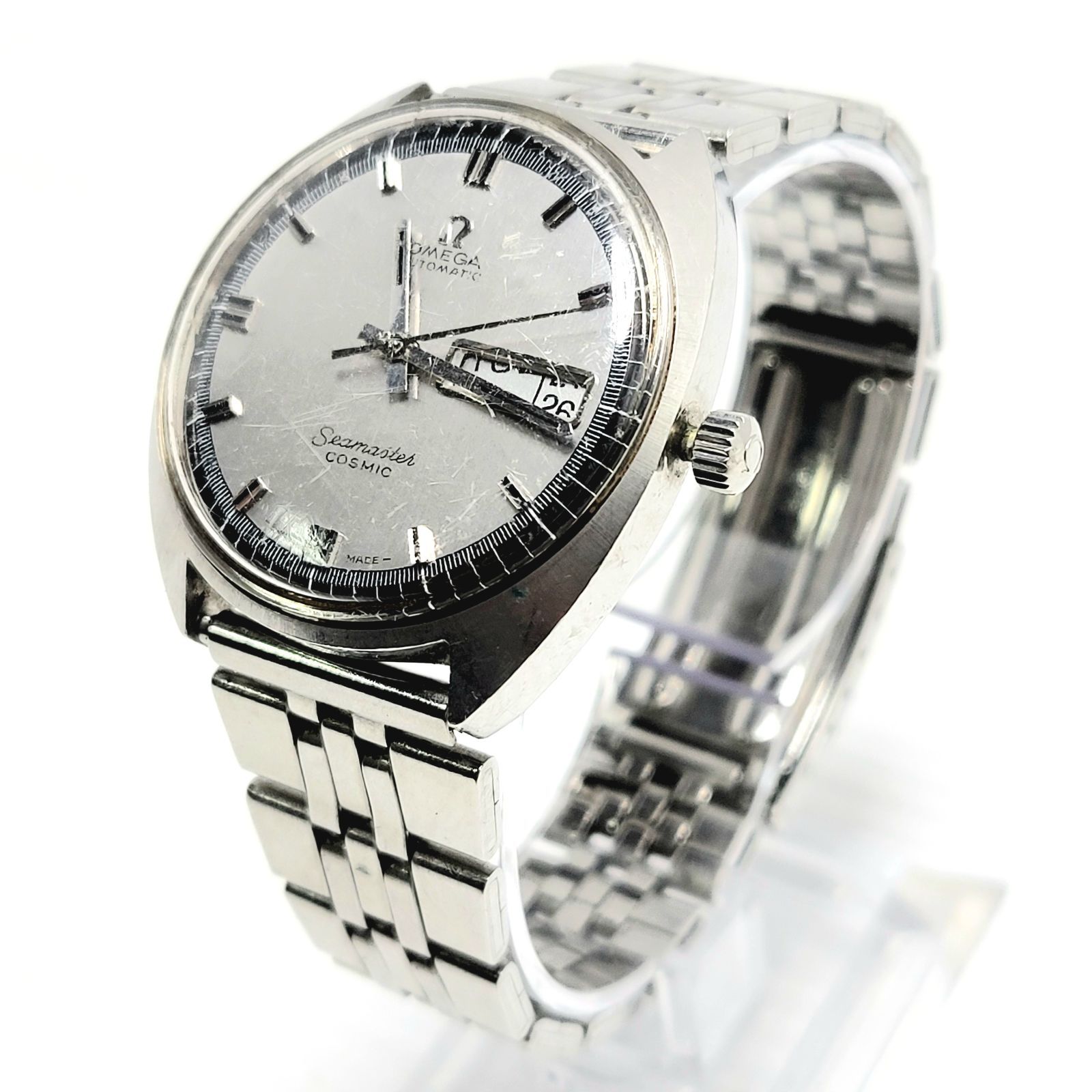 ジャンク OMEGA オメガ シーマスター コスミック 166036-T00L 107 自動巻腕時計