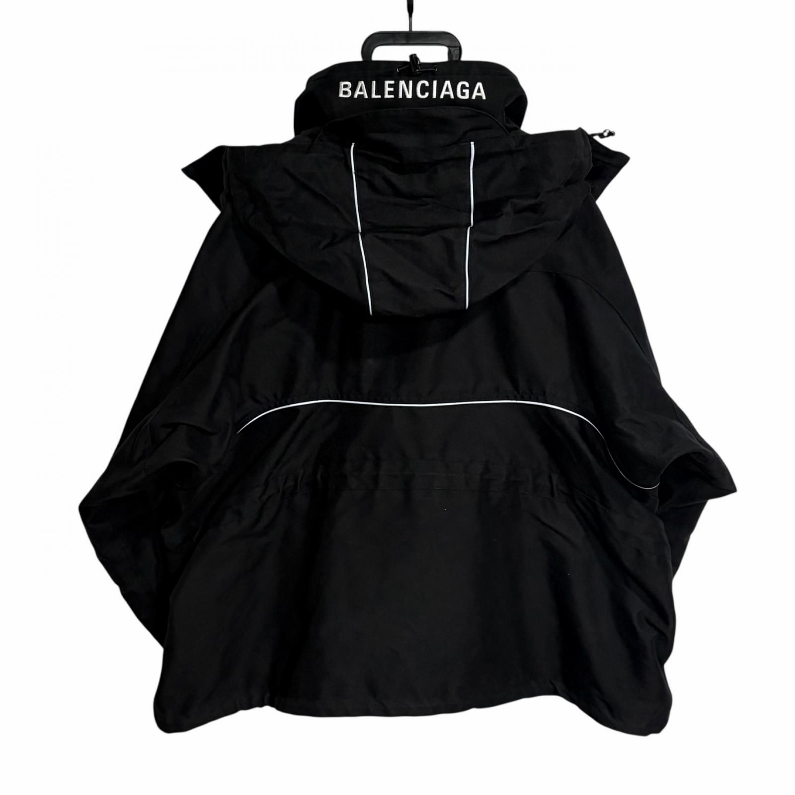 BALENCIAGA/M (34) /ブラック /ナイロンパーカー /型番517990 - メルカリ