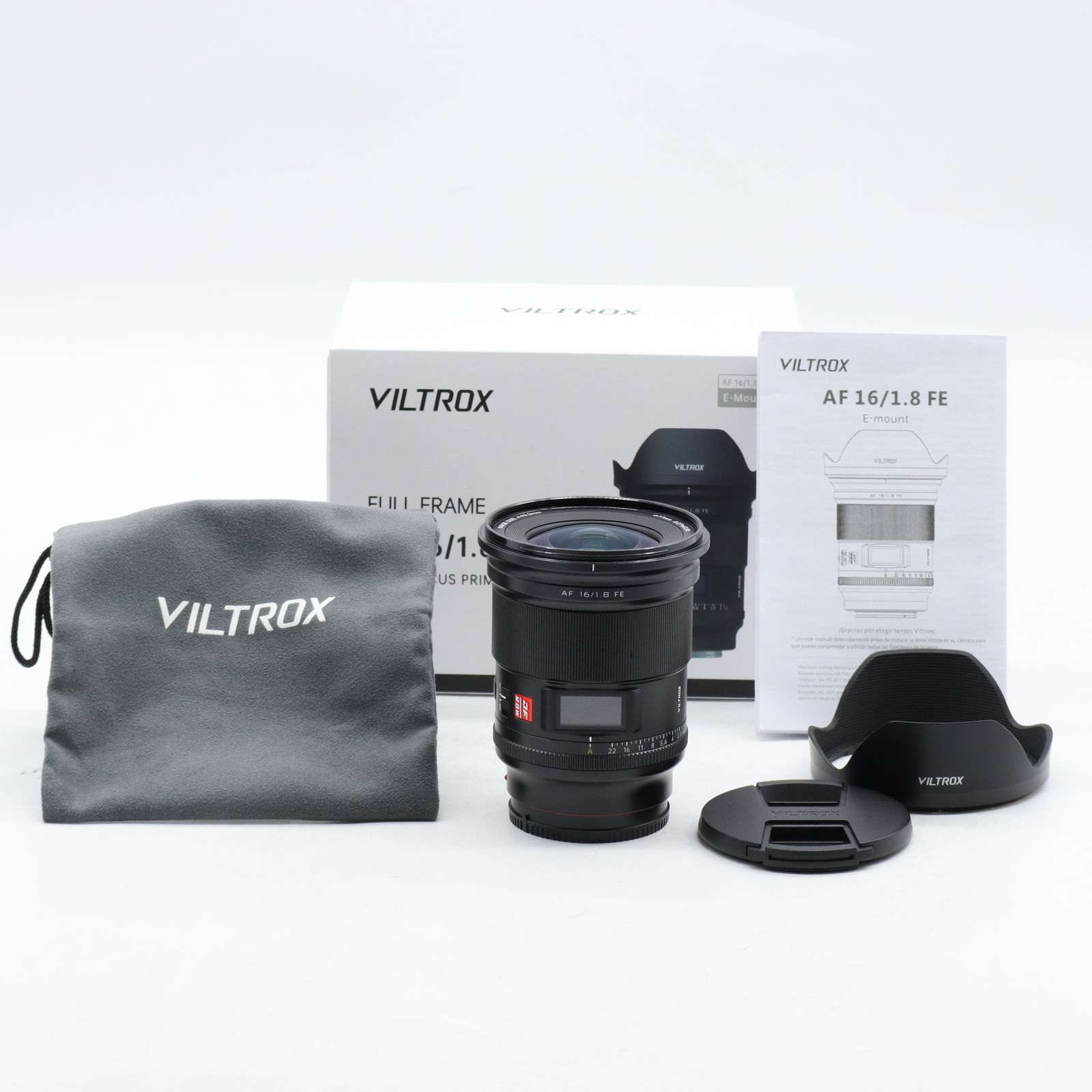 VILTROX AF 16mm F1.8 STM ASPH ED IF ソニーE用｜フルサイズ対応 広角 