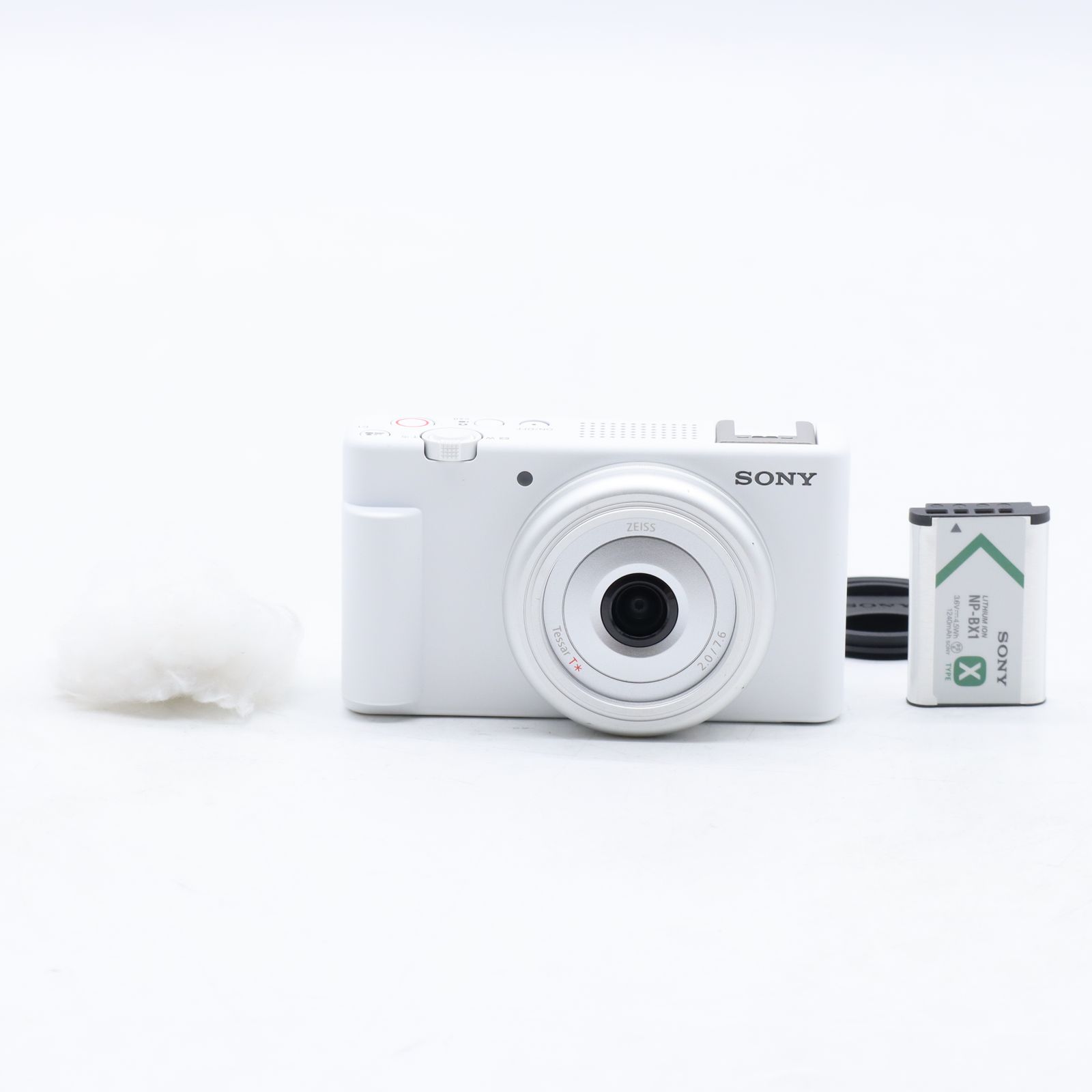 SONY VLOGCAM ZV-1F ホワイト｜Vlog向け コンパクトデジタルカメラ｜超 