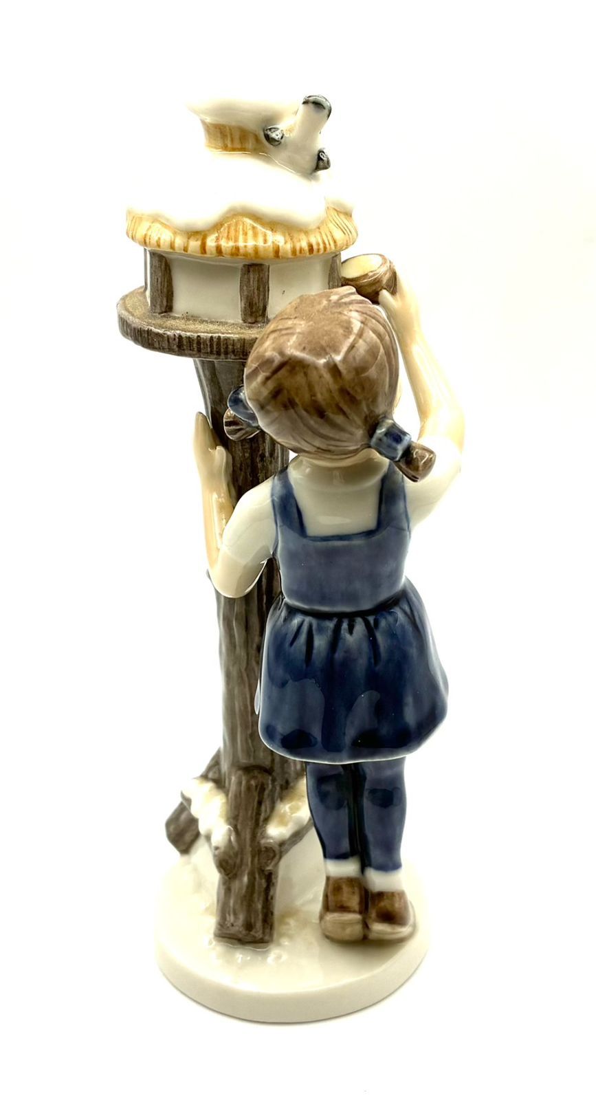 美品 ロイヤルコペンハーゲン 757 少女と鳥 フィギュリン 陶器人形