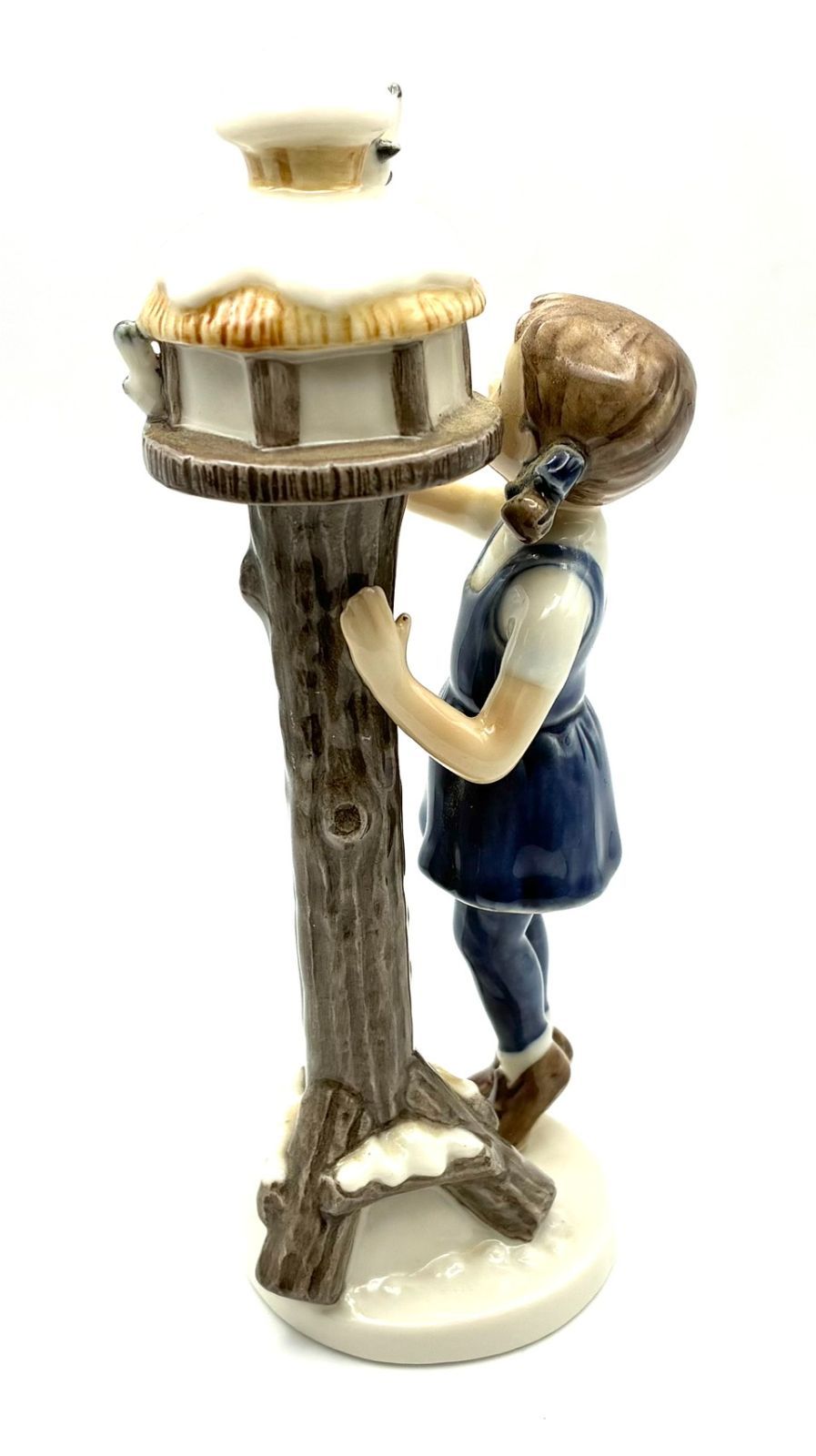 希少 美品】ROYAL COPEN HAGEN ロイヤルコペンハーゲン 「少女と小鳥の