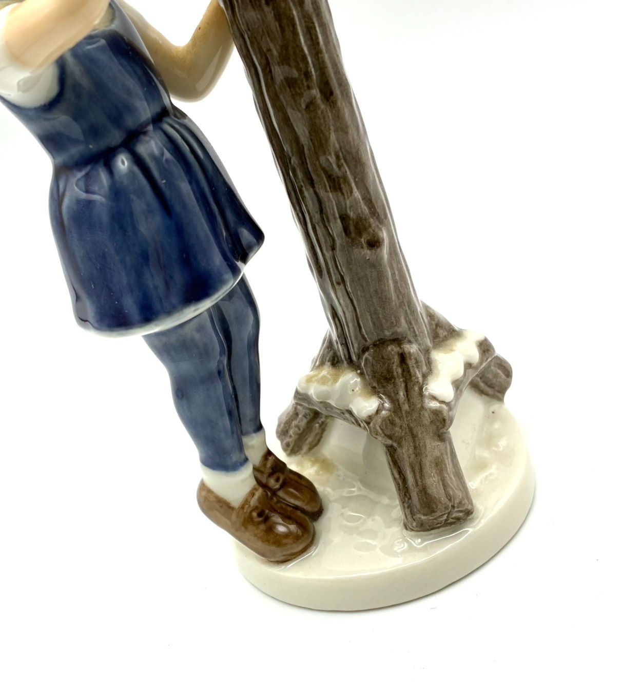 希少 美品】ROYAL COPEN HAGEN ロイヤルコペンハーゲン 「少女と小鳥の