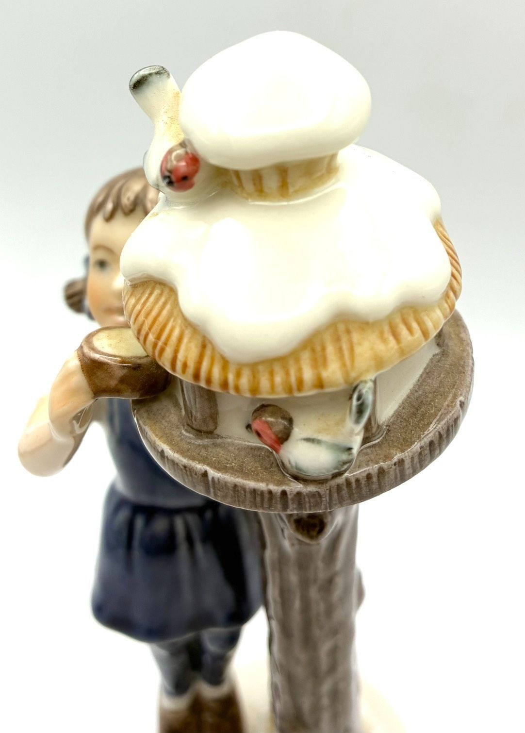 希少 美品】ROYAL COPEN HAGEN ロイヤルコペンハーゲン 「少女と小鳥の