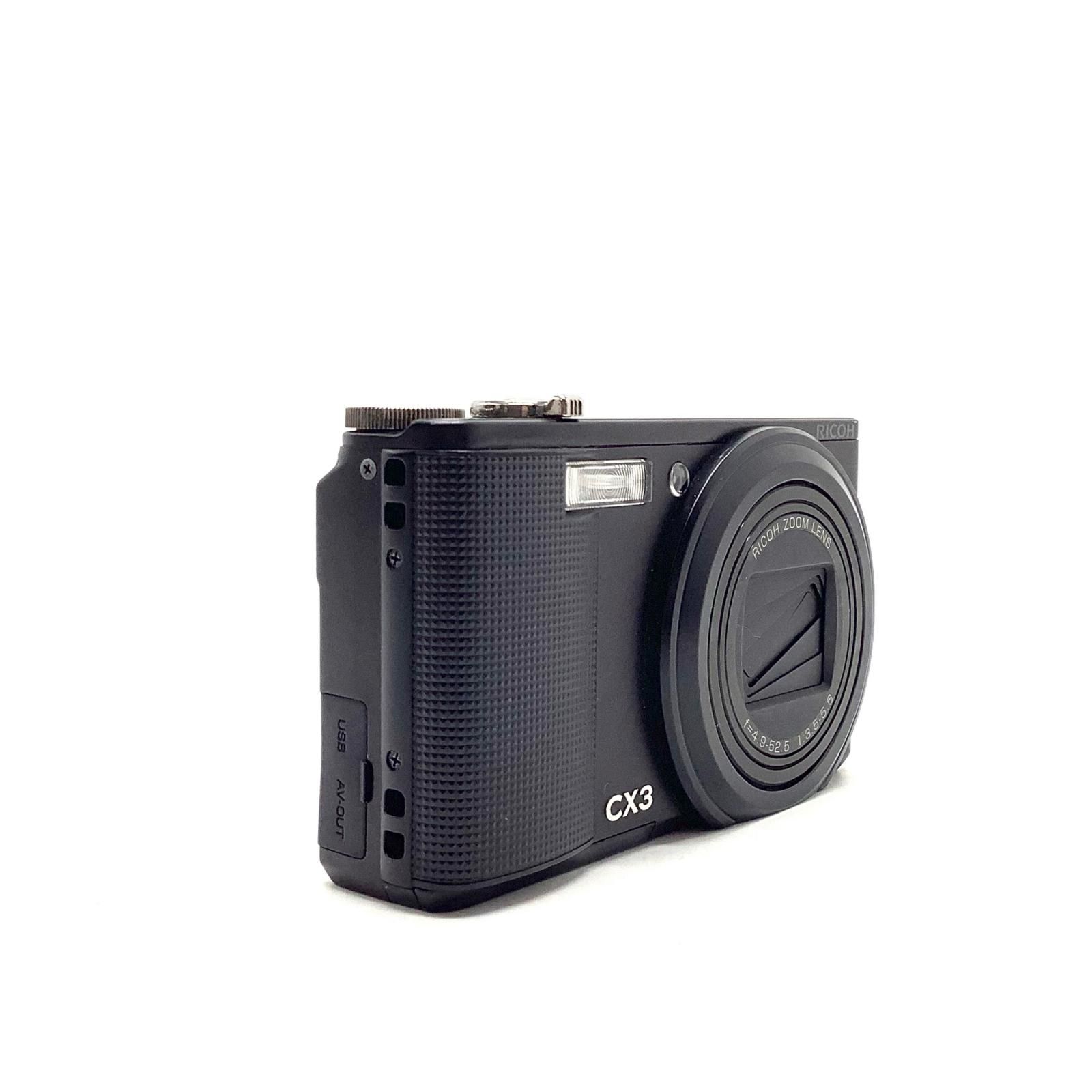 全額返金保証】【最速発送】RICOH コンパクトデジタルカメラ CX3 