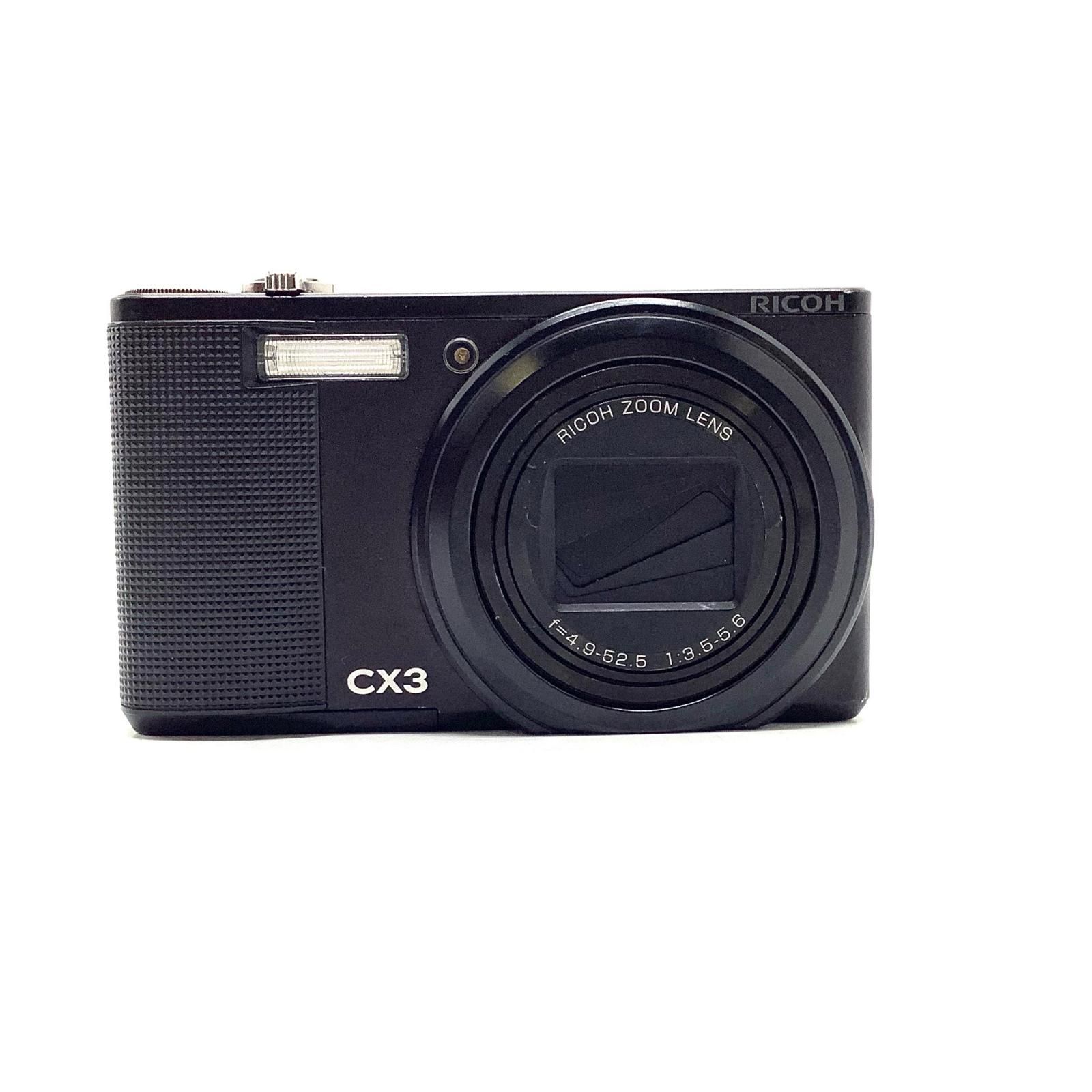 全額返金保証】【最速発送】RICOH コンパクトデジタルカメラ CX3 
