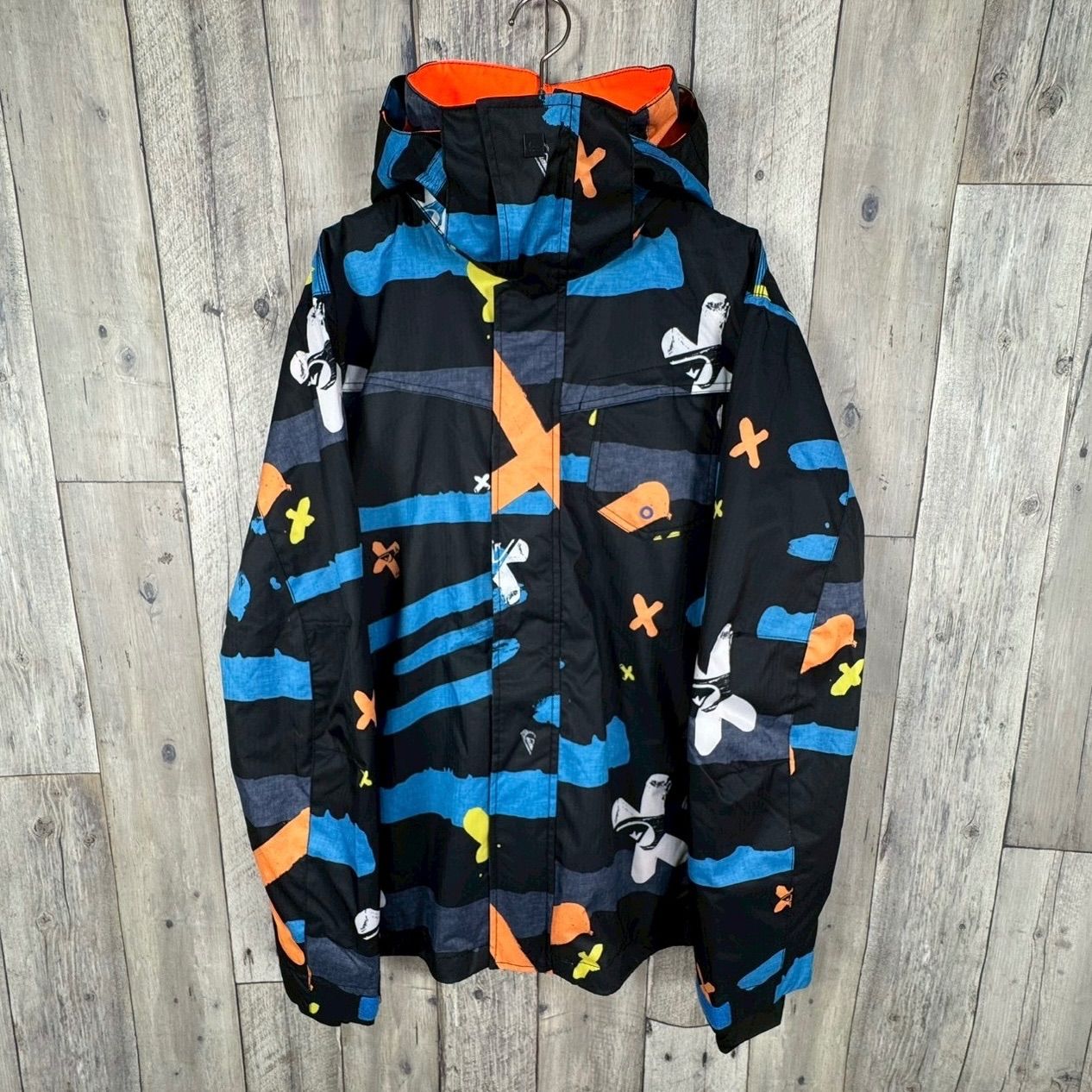 QUIKSILVER クイックシルバー ブラック 10K DRY FLIGHT TECHNOLOGY 