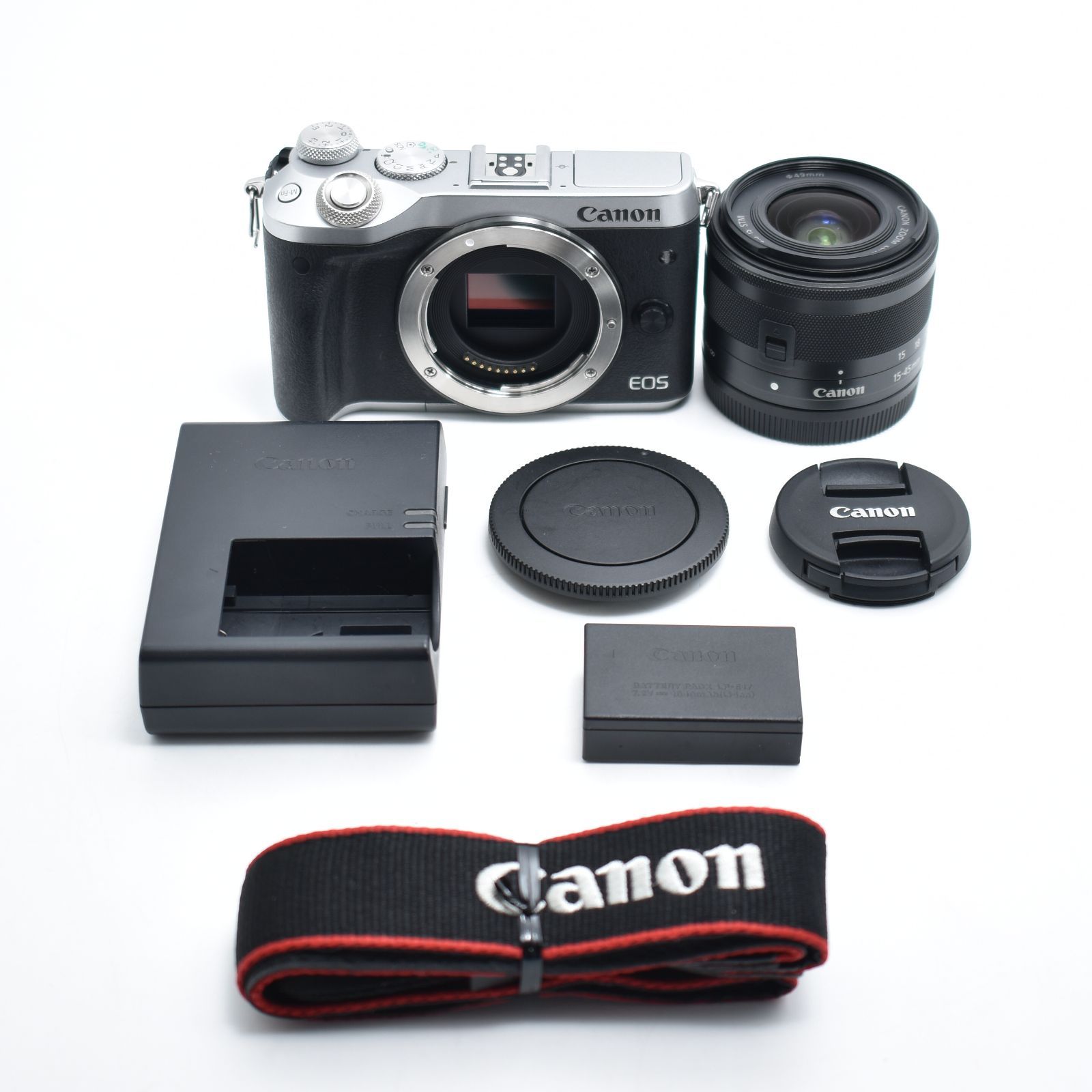 Canon ミラーレス一眼カメラ EOS M6 レンズキット(シルバー) EF-M15 