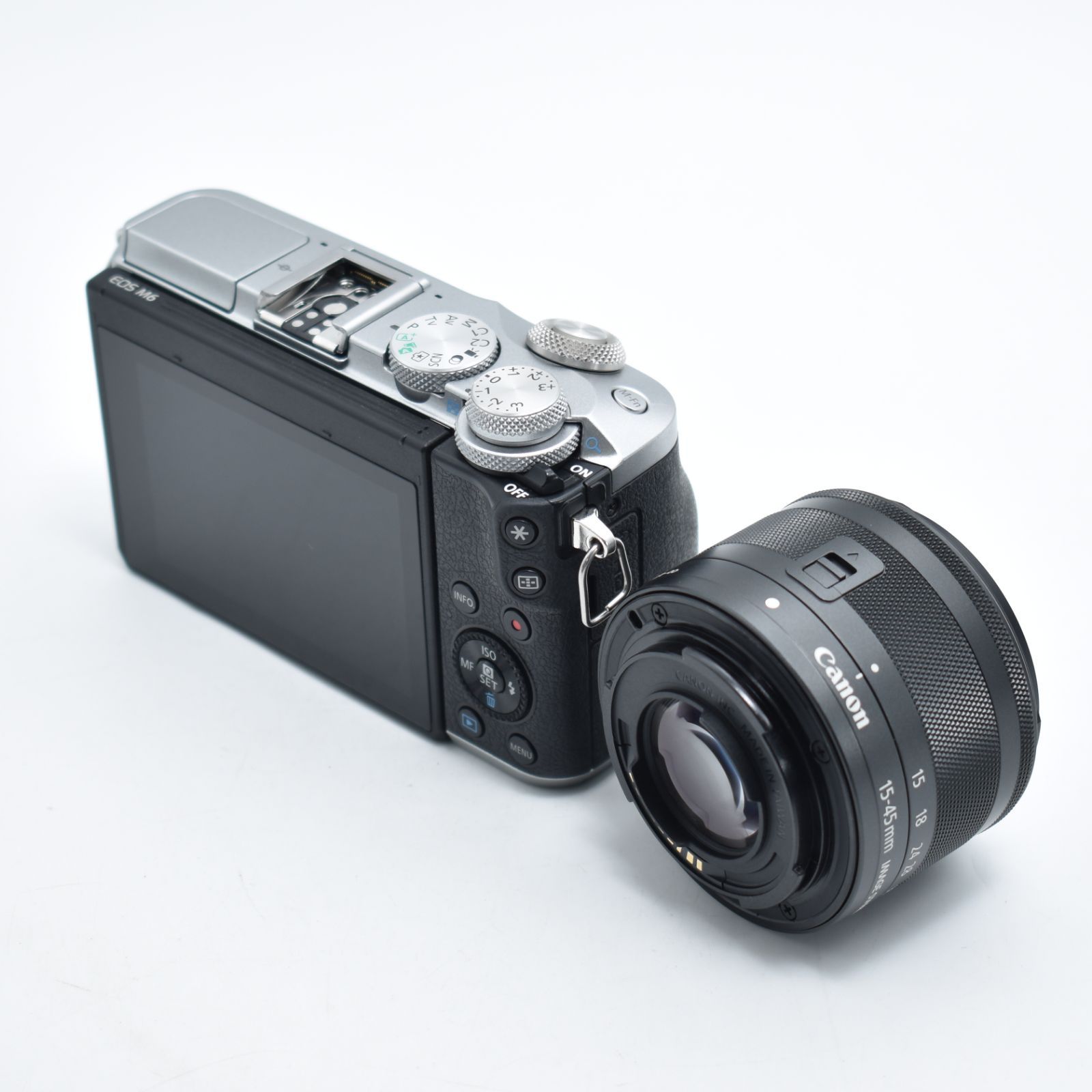 カメラ B#10528 Canon ミラーレス一眼カメラ EOS M6 レンズ
