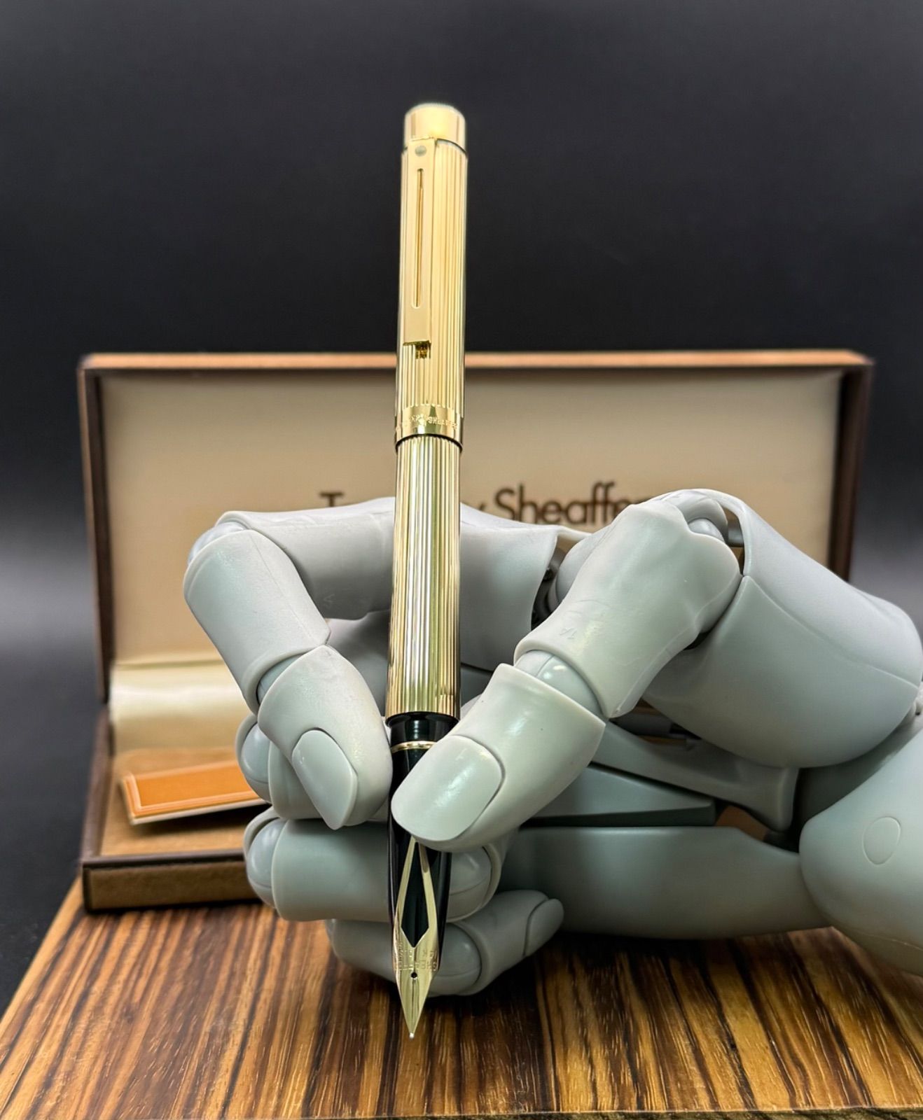 未使用 SHEAFFER 万年筆 TARGA 14K F 1005 23K張 猫のペン屋 - メルカリ