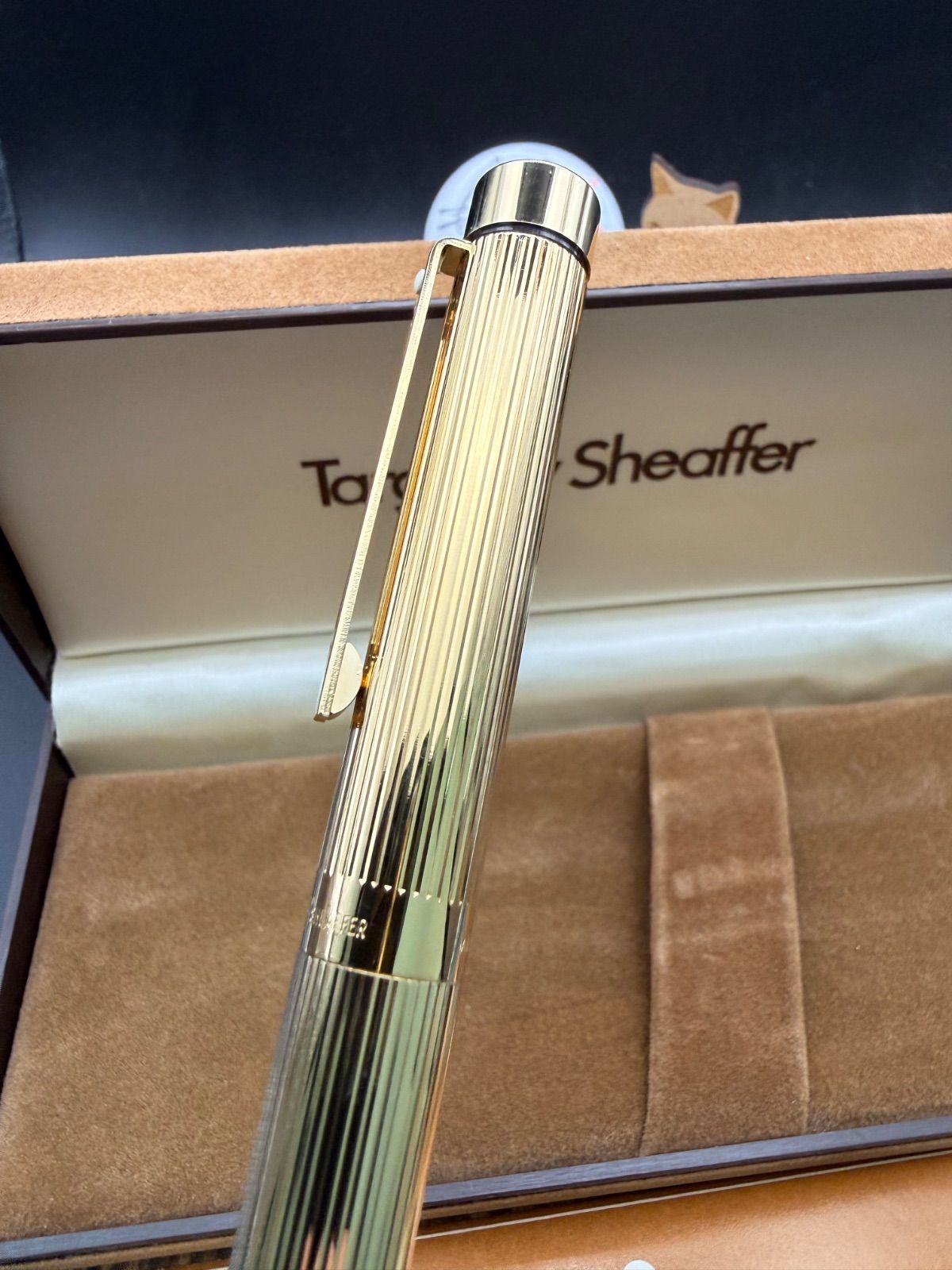 未使用 SHEAFFER 万年筆 TARGA 14K F 1005 23K張 猫のペン屋 - メルカリ
