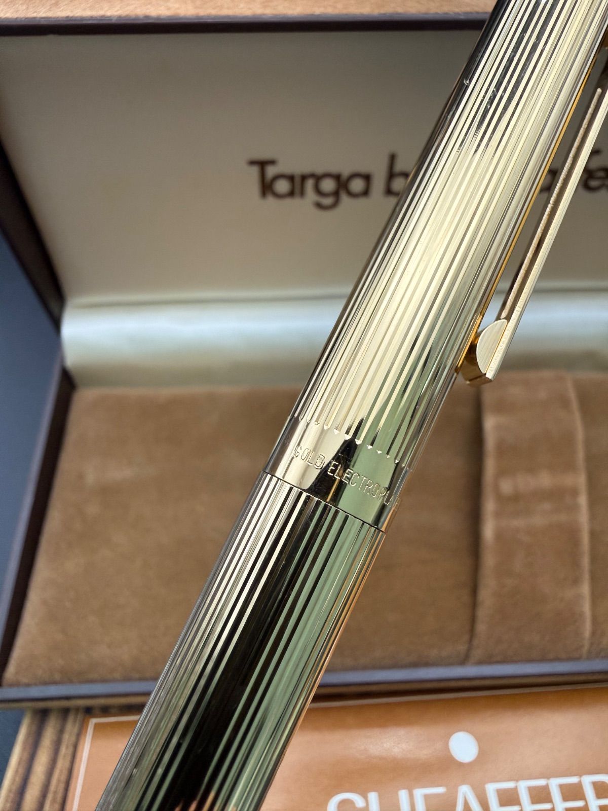 未使用 SHEAFFER 万年筆 TARGA 14K F 1005 23K張 猫のペン屋 - メルカリ