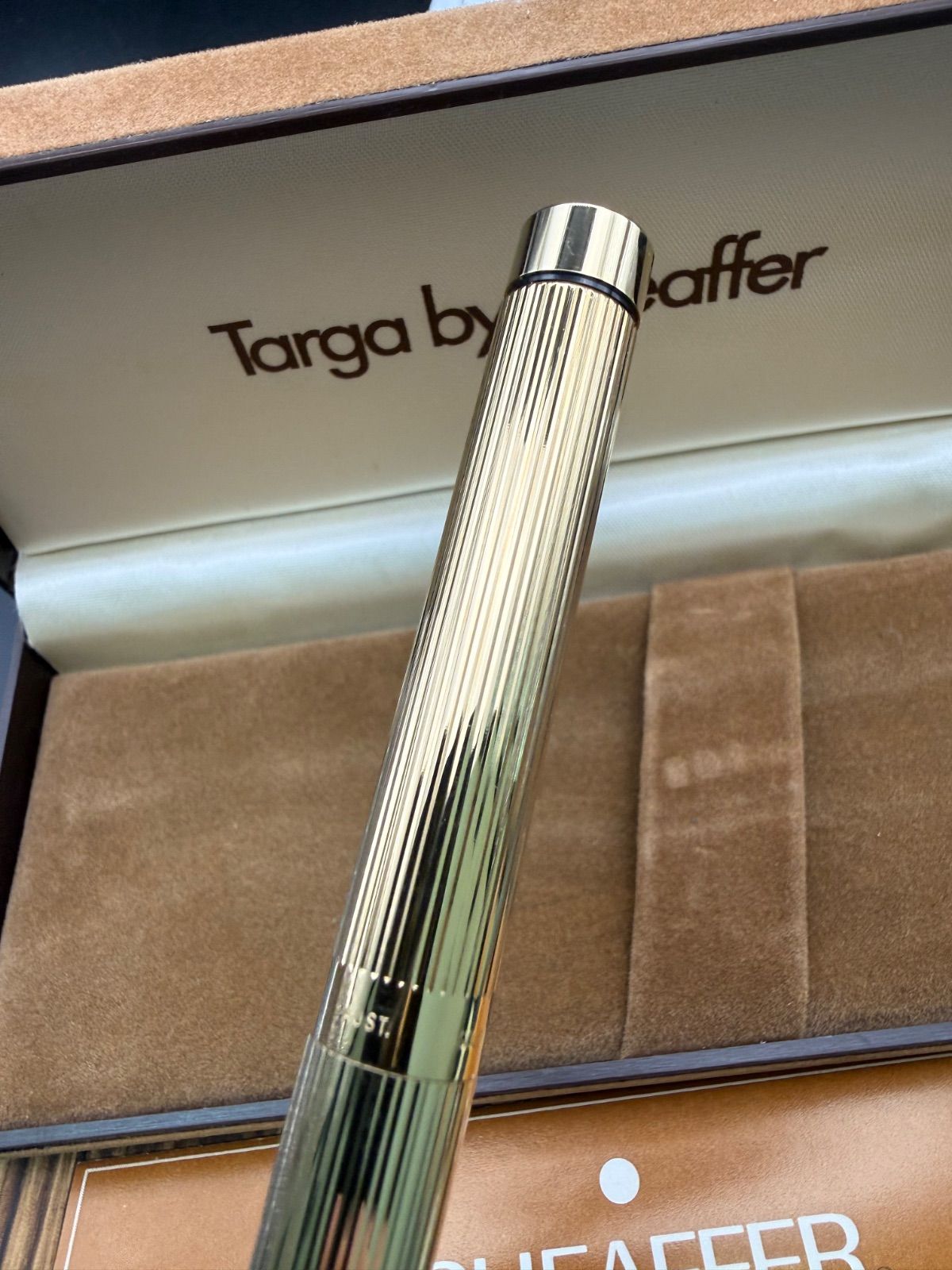 未使用 SHEAFFER 万年筆 TARGA 14K F 1005 23K張 猫のペン屋 - メルカリ
