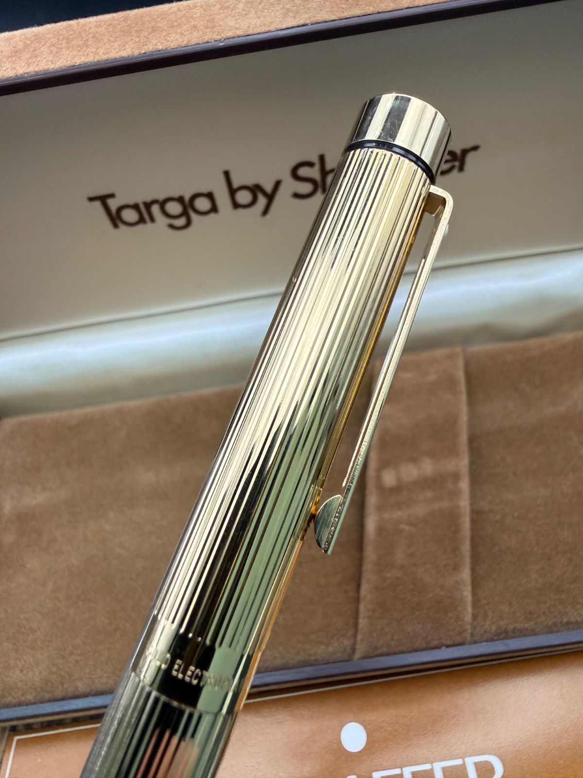 未使用 SHEAFFER 万年筆 TARGA 14K F 1005 23K張 猫のペン屋 - メルカリ