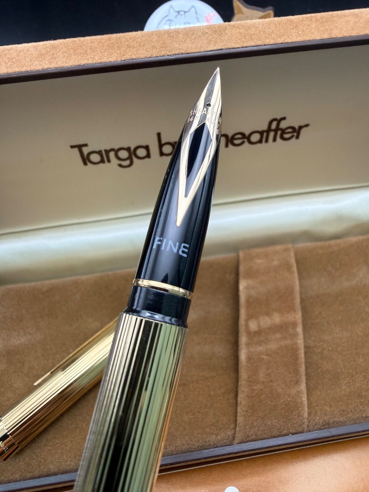 未使用 SHEAFFER 万年筆 TARGA 14K F 1005 23K張 猫のペン屋 - メルカリ