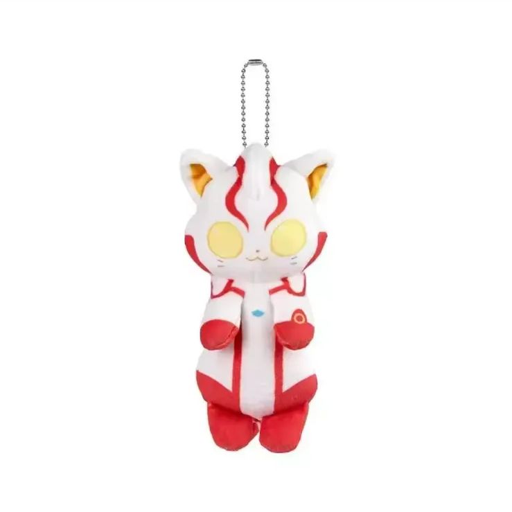 即納】新品 中国限定 奥特曼猫猫 ウルトラマン ぬいぐるみキーホルダー