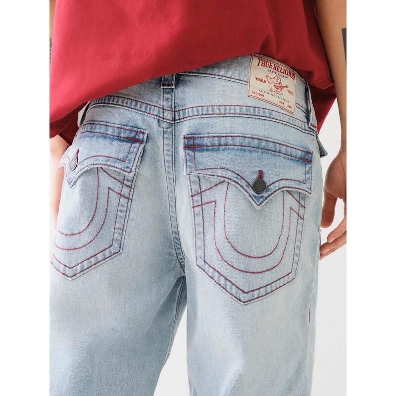 トゥルーレリジョン メンズ ボトムス デニムパンツ ワイドレッグ ジーンズ True Religion Bobby Baggy Wide Leg Jeans Jamest Lt Wsh