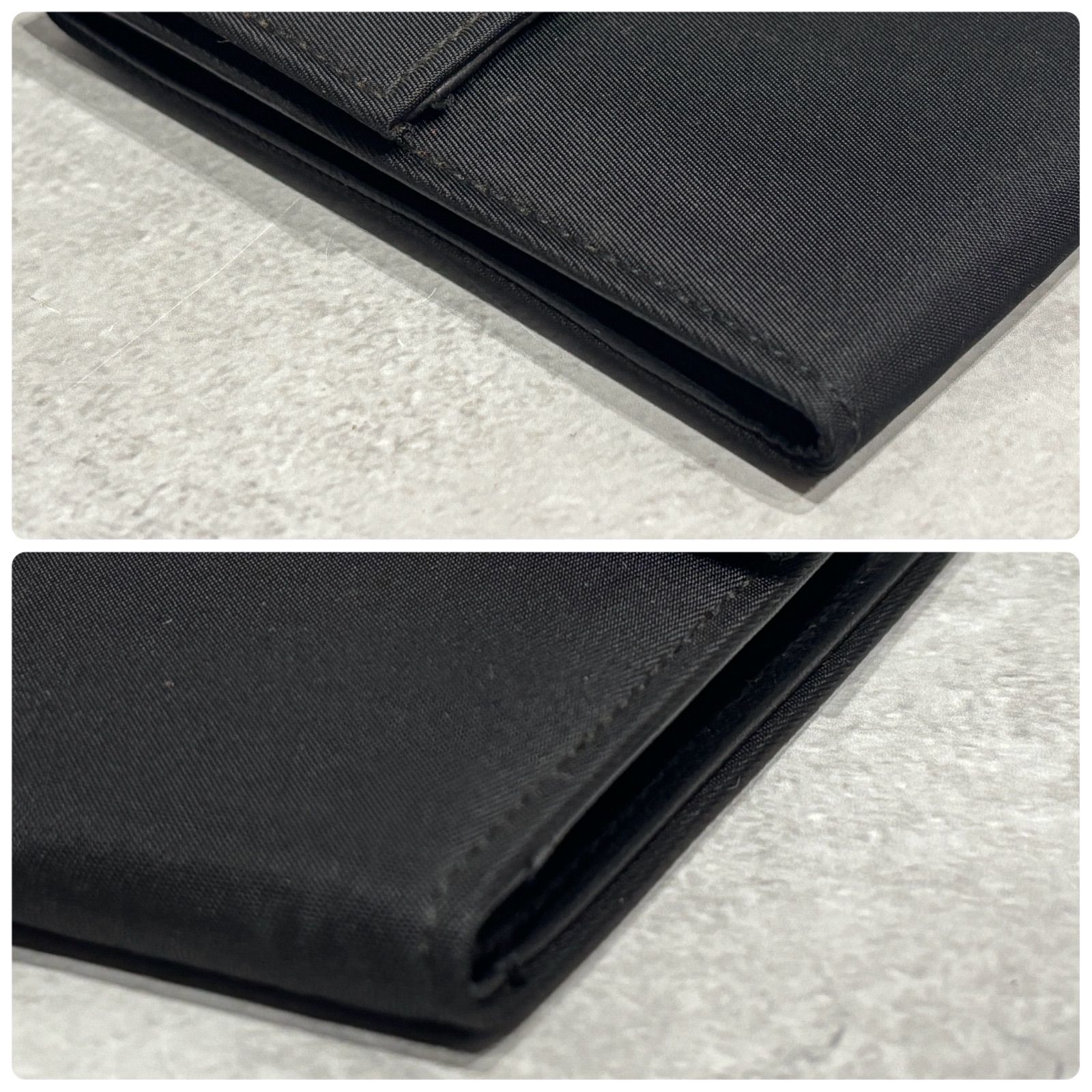 PRADA プラダ ナイロン 三つ折り財布 コンパクトウォレット ミニ財布