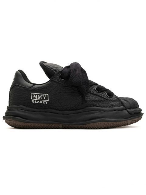 種類12:47/ブラック×ブラック 【定価53,900円(税込)】Maison MIHARA YASUHIRO - メゾン ミハラヤスヒロ - オリジナルソールを使用!凹凸のあるボディが印象的!キャンパスローカットスニーカー シ MAISON MM6 MARGIELA SB5WG0023 ボディバッグ スーツ⁄44⁄ポリエステル⁄BLK