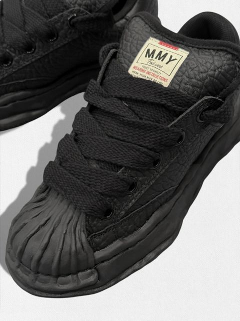 種類12:47/ブラック×ブラック 【定価53,900円(税込)】Maison MIHARA YASUHIRO - メゾン ミハラヤスヒロ - オリジナルソールを使用!凹凸のあるボディが印象的!キャンパスローカットスニーカー シ MAISON MM6 MARGIELA SB5WG0023 ボディバッグ スーツ⁄44⁄ポリエステル⁄BLK