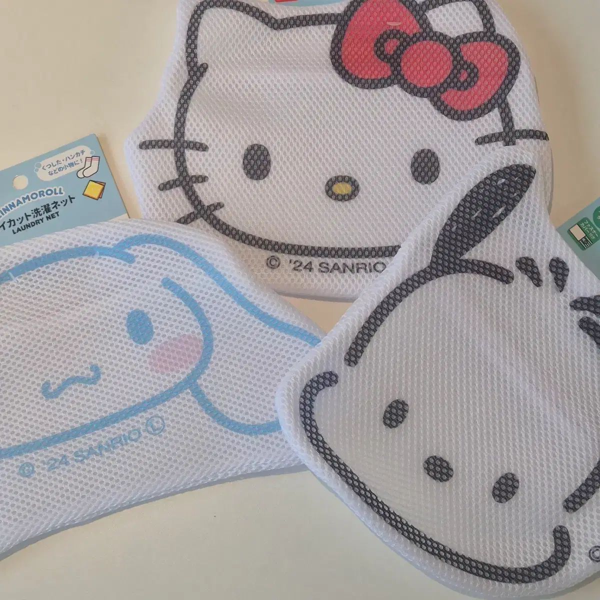 日本DAISO サンリオ 洗濯ネット 3種セット