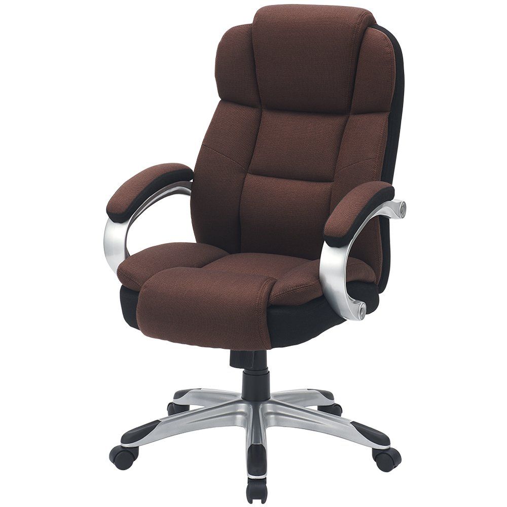 ナカバヤシ ファブリックポケットコイルチェア ブラウン 87424