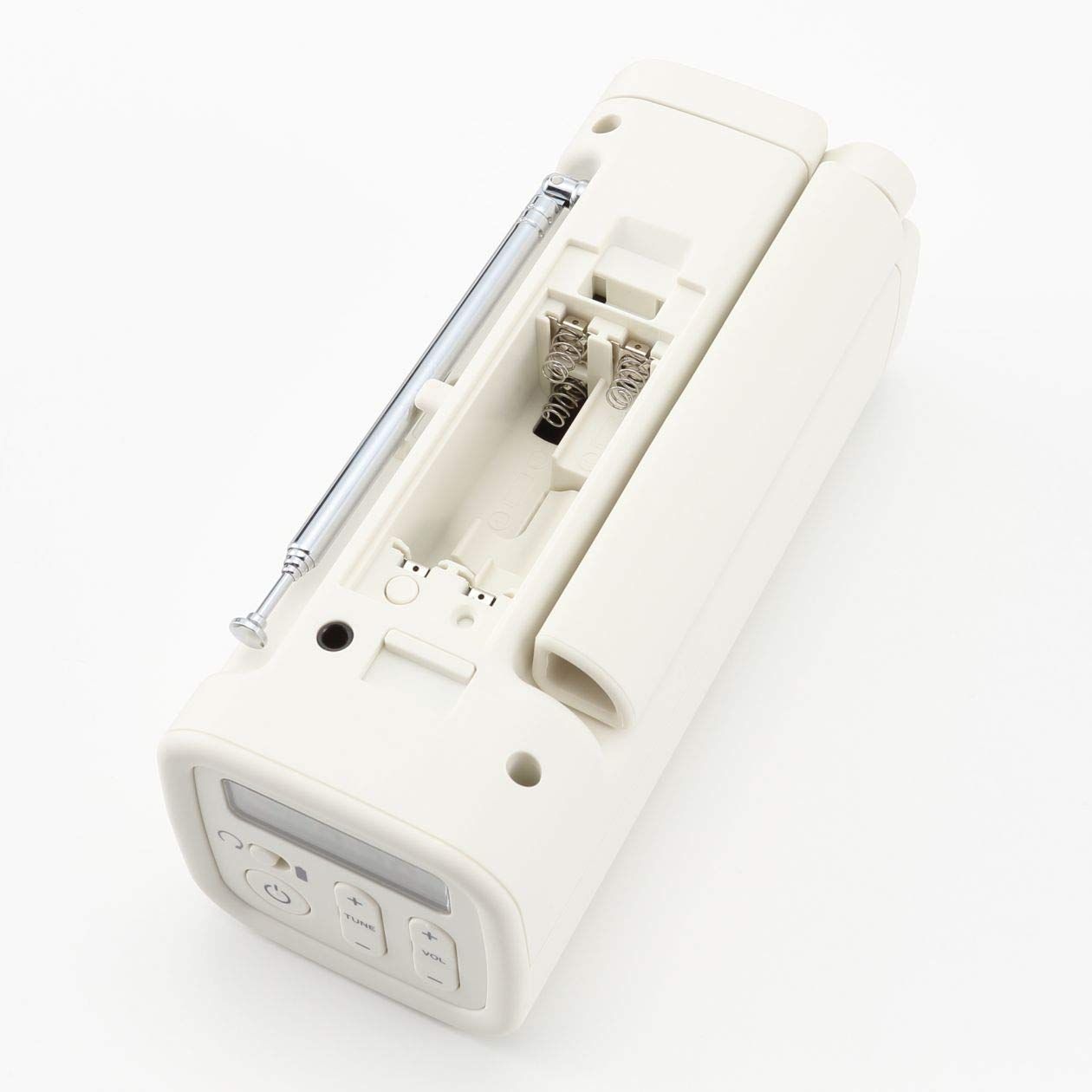 無印 手回し充電ラジオ