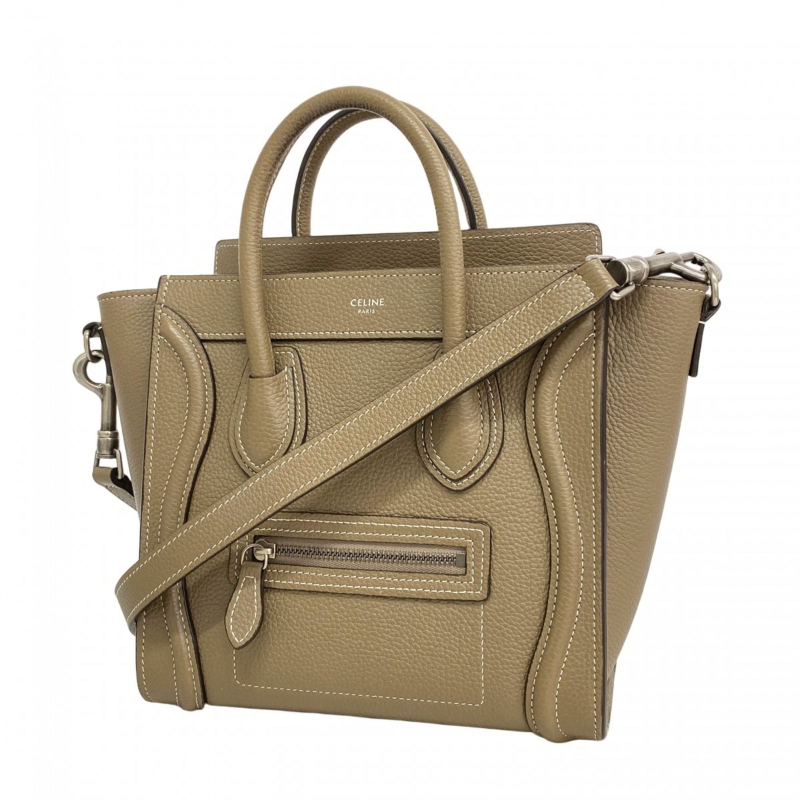 セリーヌ(Celine) セリーヌ ハンドバッグ ラゲージ レザー ブラウン 