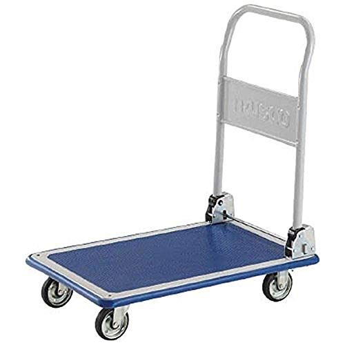 迅速に発送 トラスコ中山 TRUSCO ドンキーカート 折りたたみ式 台車 ブルー 740×480×145mm 軽量 101N 66f4370d