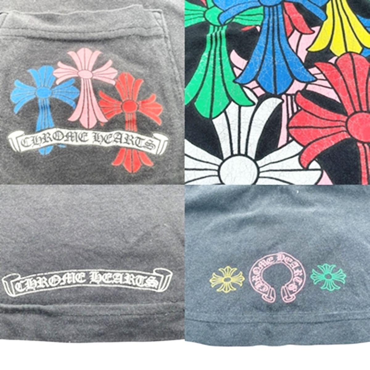 中古】CHROME HEARTS クロムハーツ CH 21SS マルチカラー S/S Tシャツ 