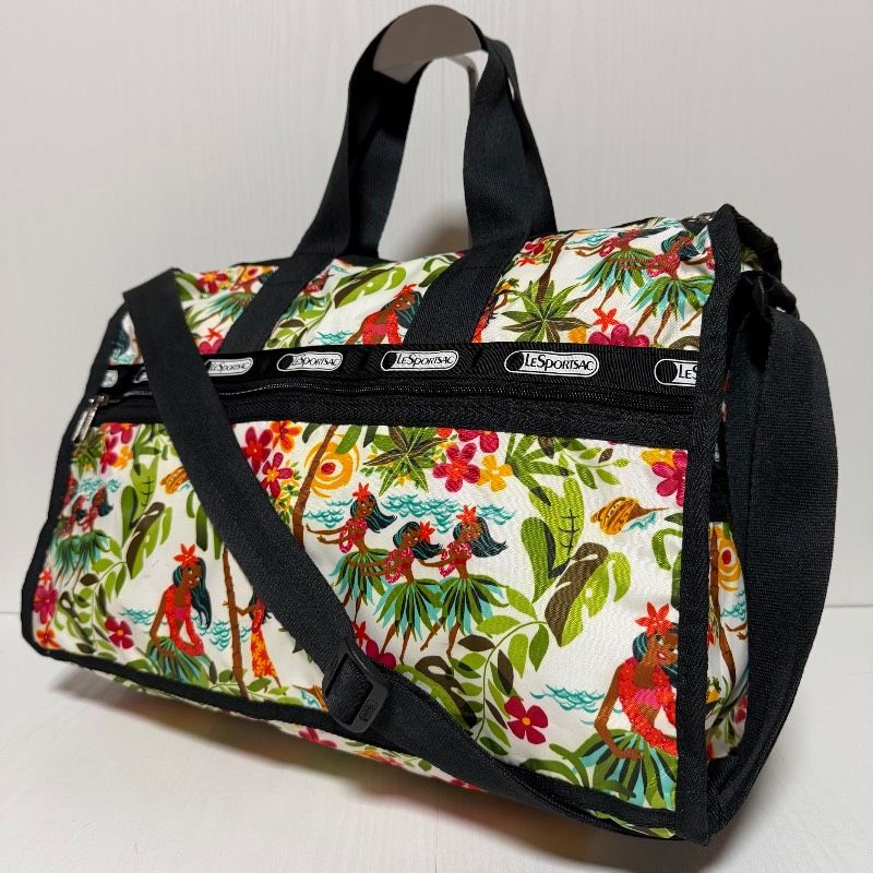 美品/大容量/2way】LeSportsac レスポートサック ハワイ限定 ボストン